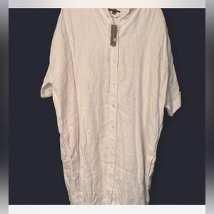 J. Crew Classic Ivory Button-Up Shirt